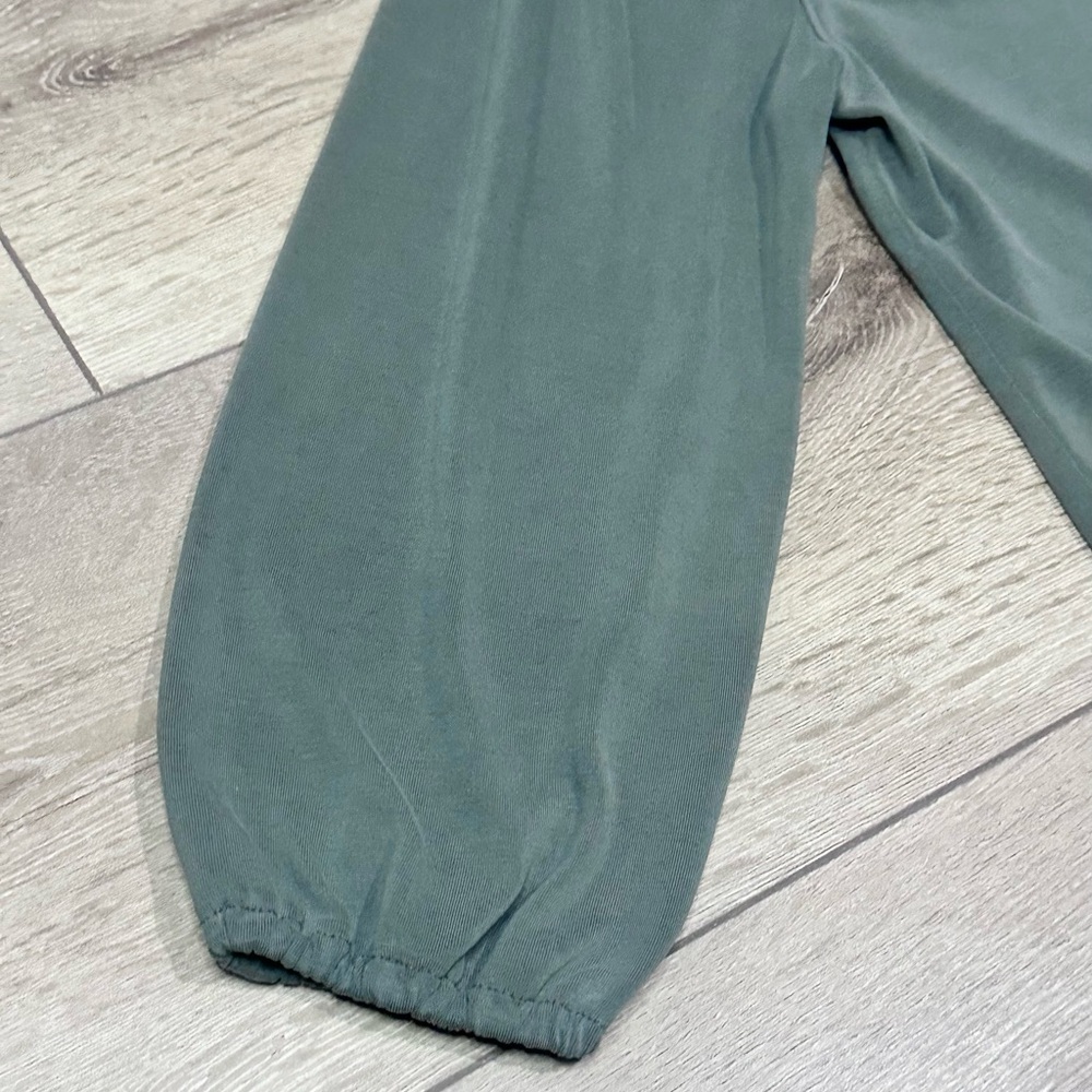 Lucky Brand *Green* Sandwash Ruffled Peasant Top - Picture 8 of 14